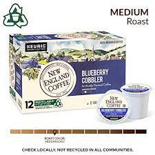 Your tastebuds haven t lived until now do yourself a favor and try these blueberry biscuits unless you li new england coffee blueberry cobbler coffee flavor. Amazon Com New England Coffee Blueberry Cobbler Medium Roast K Cup Pods 12 Ct Box Pack Of 6 Grocery Gourmet Food