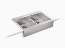 Which is the best kitchen sink to use? K 3944 3 Vault Top Mount Kitchen Sink With Three Faucet Holes Kohler