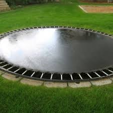 Who Wouldn T Want An Underground Trampoline Backyard In Ground Trampoline Outdoor