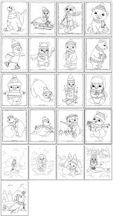 Various animal black and white outlines are provided to color in. 20 Free Printable Winter Animal Coloring Pages For Kids The Artisan Life