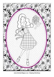 Make mother's day extra colorful with this coloring sheet. Family Colouring Pages