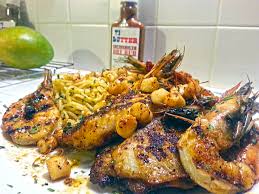 Wonderful with red or white sauces or even pestos. Homemade Grilled Shrimp Sauteed Swai And Bay Scallops Angel Hair Pasta Butter Garlic And Parmed Food