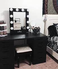 Makeup tables, or more commonly known as 'dressing tables' are an essential part of any woman's featuring a range of finishes from blacks to blue, you're going to be able to find and feature one of. Pin By Cata On V A N I T I E S Stylish Bedroom Vanity Makeup Rooms Beauty Room