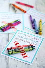 Dltk's crafts for kids printable valentine's day cards. Color Me Happy Printable Kids Crayon Valentines The Pretty Bee