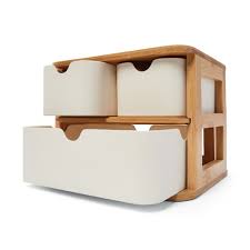 My drawer unit arrived on friday. 3 Drawer Bamboo Storage Unit Kmart
