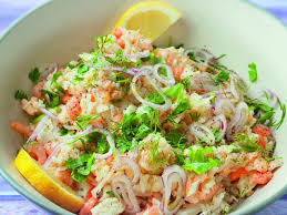 Salade De Riz Aux Poissons Et Crevettes Recette Salade De Riz Recette Salade De Riz Recette Salade