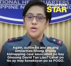 Walang katotohanan ang isyu ng kidnapping. Ang sinumang mapatunayang  nagpapakalat ng fake news ay mananagot sa batas."