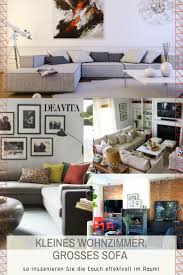 Kleines Wohnzimmer Aber Grosses Sofa Geht Das Wirklich Ja Selbst Die Grosszugige Wohnlandschaft Lasst Sich Effek Kleines Wohnzimmer Grosses Sofa Wohnzimmer