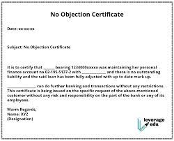 The format for no objection certificate varies, but you can download this template without paying a buck and use it to prepare your no objection document. Noc Format Templates Samples Writing Tips Leverage Edu
