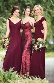 Trends We Love Mixed Berry Bridal Parties Pretty Happy Love Wedding Blog Essense Designs Wedding Dresses Bridesmaid Burgundy Bridesmaid Dresses Maid Of Honour Dresses