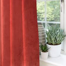 Choose from a variety of lengths to fit your space perfectly. Mcalister Textiles Rust Red Orange Velvet Curtains