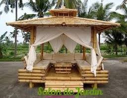 Salon De Jardin Pagode Un Salon De Jardin Jardin Belvedere Belvedere Deco Bambou