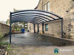 Double Carport Canopy Installed In Inverness Scotland In 2020 Carport Canopy Double Carport Carport