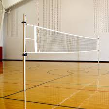 The best volleyball netting system will provide galvanized steel aircraft cable at both top and bottom and uses up to a #42 outdoor nylon netting. Volleyball Draper Inc