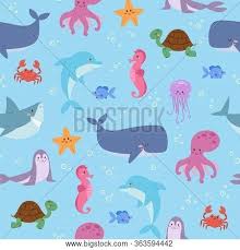 Check spelling or type a new query. Funny Sea Animals Vector Photo Free Trial Bigstock