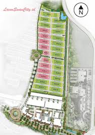  Site Plan Cluster Perumahan Lavon Swan City Cluster Allura