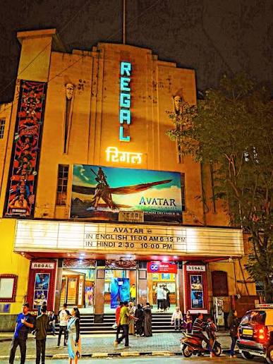 ✨Step back in time at the iconic Regal Cinema, Colaba – Mumbai's first air-conditioned theatre and a landmark of art deco architecture! 🎬✨ Perfect for movie lovers and history buffs alike. 📍Experience