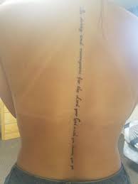 Joshua 1 9 Backtats Jesus God Spine Tattoo Art Joshua1 9 Joshua 1 9 Tattoo Tattoos Spine Tattoo
