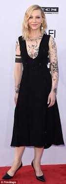 Maybe you would like to learn more about one of these? Cate Blanchett And Julia Roberts Bring Unexpected Edge To The Carpet In Faux Tattoo Fashions Daily Mail Online