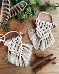 23.5 wide x 41 long please contact me with any questions. 9 Signs You Are A Bohemian Mawgie Mini Macrame Boho Christmas Diy And Crafts Sewing