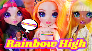 Lol coloring sheets design lol doll it kitty printable coloring page rainbow playhouse. Unbox Daily All New Rainbow High Dolls In Depth Review Ruby Poppy Sunny Youtube