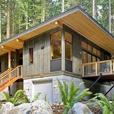 Wintergreen Cabin The Methow Valley In Washington State By Balance Associates Modern Cottage Modular Home Builders Modern Cabin