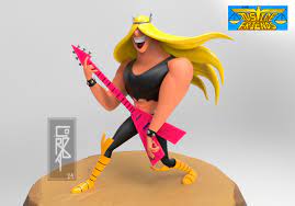 STL file Val Hallen - justice friends 🎨・Template to download and 3D  print・Cults