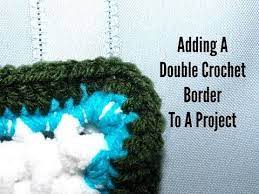 Double Crochet Border Connecting Beginning And End Crochet Borders Double Crochet Crochet