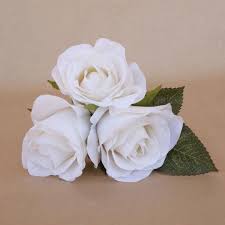 All of the small flower arrangements in our petites collection are available for immediate flower delivery before the cutoff time. Small White Rose Bouquet Artificial Flowers Silk Flowers Etsy