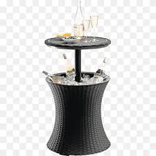 33'' h x 33'' h x 19.5'' w x 19.5'' d. Ice Cube Table Cooler Coffee Tables Garden Furniture Coffee Table With Glass Top Rattan Allibert Ice Cube Table Cooler Coffee Tables Png Pngwing