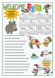 Welcome 2021 In 2021 Speaking Activities English Esl Lessons English Activities