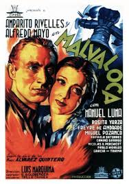 Malvaloca poster Alfredo Mayo Amparito Rivelles