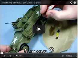 Advanced Tips Weathering Olive Drab With Oils In Layers Video Tutoria Plastic Models Model Paint Military Modelling