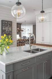 28 Ideas Kitchen Grey Light Gray Cabinets Marble Kitchen Island Kitchen Island Countertop Grey Kitchen Island