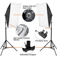Excelvan Shlp 0125 1250w Studio Softbox Continuous Lighting Kit 3 Background Backdrop 10x6 5ft Light Stand And Portable Bag Walmart Com Walmart Com