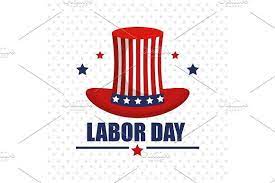 Labor Day Top Hat With Flag Usa And Flag Top Hat Star Background