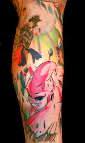 Dragon ball z sleeve tattoo ideas. Dragon Ball Z Tattoo Leg Sleeve