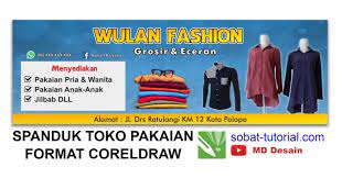 Bagi sobat yang mau membuat spanduk banner toko baju atau lainnya kami kasima grafika digital printing melayani cetak spanduk secara online. Contoh Desain Spanduk Toko Baju Free Cdr Sobat Tutorial