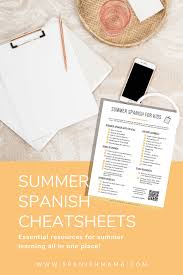 I have been looking all over every website to watch it. The Parent Guide To Summer Spanish Learning With Cheatsheets Spanish Mama