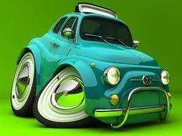 Just Love These Fiat 500 S My Grandmother Had An Old White One Back In France Memories Fiat Cars Fiat 500 Car Humor