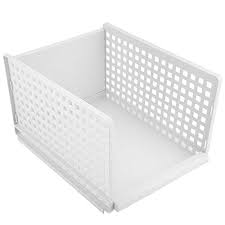 Cassetti impilabili / organizzazione interni interdesign clarity 2 cassetti. Cassetto Conservazione Scatola Pieghevole Abiti Cesto Portaoggetti Rack Impilabile Cassetti Mensola Casa Armadio Partizione Tavola Cubo Cesti Contenitori Divisore Per Cucina Soggiorno 2