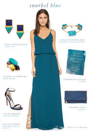 Dark Turquoise Maxi Dress Snorkel Blue Wedding Style Beach Wedding Guest Dress Wedding Guest Outfit Summer Beach Formal Attire