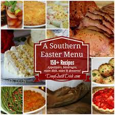 Lunch and breckfast varies, but includes bread, cereals, fruit, meat, vegtables, pasta eggs are associated with easter because meat was forbidden to catholics during lent. Deep South Dish Southern Easter Menu Ideas And Recipes