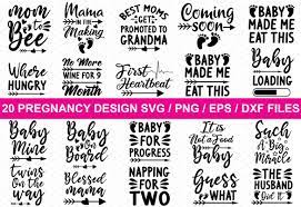 Download Pregnancy Quotes Design Svg Bundle Digitanza