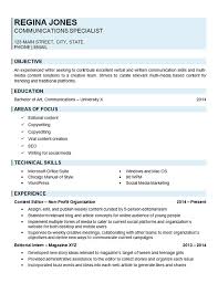 communications specialist resume example