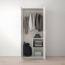 No damage except for one of the shelves that is slightly bowed from weight but still useable. Brimnes Wardrobe With 2 Doors White 30 3 4x74 3 4 Ikea
