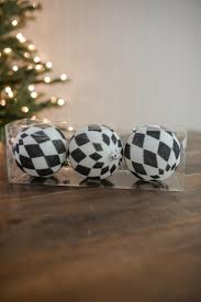See more ideas about black white christmas, white christmas, black white christmas tree. 10cm Black And White Glitter Harlequin Ball Christmas Ornaments Decorator S Warehouse