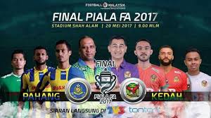 Kh sport hd pahang vs kedah scorer: Live Streaming Kedah Vs Pahang Final Piala Fa 2017 20 5 2017 Kisah Viral Dunia
