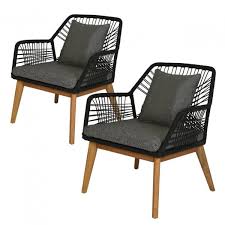 Beautifully made upholstery pieces embody the artistry of a family which has passed down their. 2er Set Gartensessel Seville Schwarz Gartenmobel Loungemobel Eminza