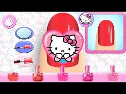 Hello Kitty Tirnak Boyama Oje Surme Boyama Oyunu Youtube